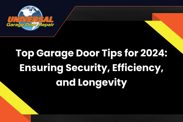 Gararge Door Tips 2024